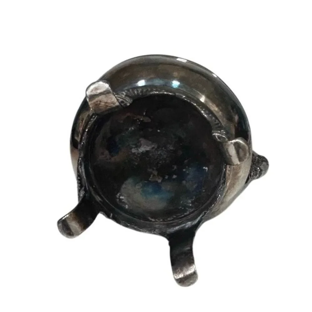 Vtg Antique Silver-plate Creamer 6